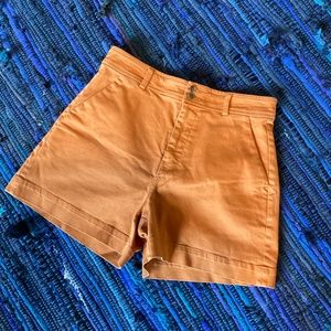 NWOT Everlane Way-High Twill Shorts sz12